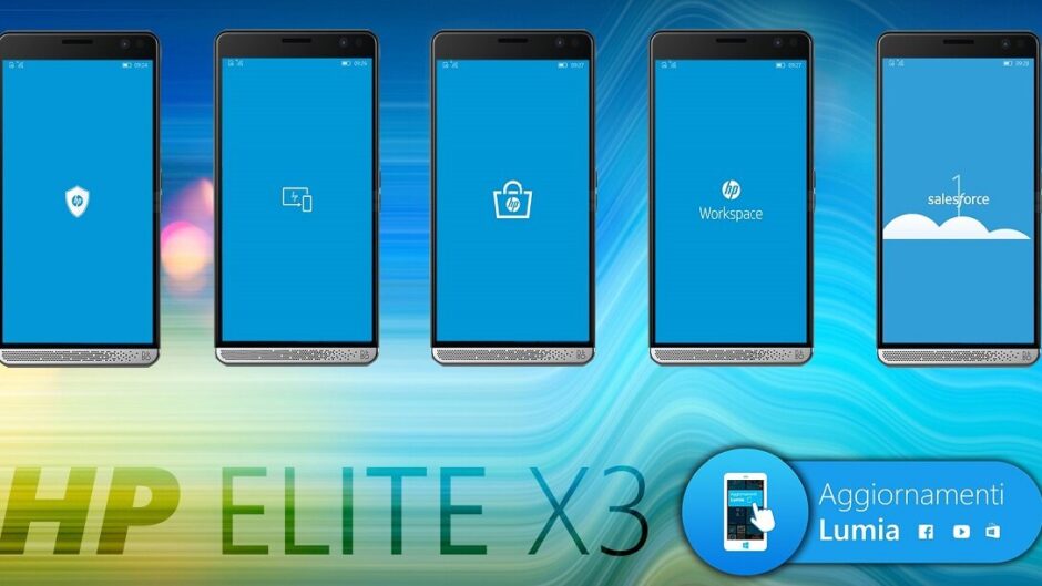 Anteprima esclusiva italiana delle nuove applicazioni di sistema per Hp Elite X3