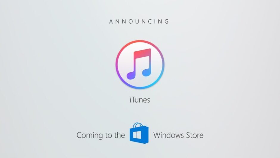 Microsoft annuncia ufficialmente l’arrivo di Itunes sul Windows Store entro fine anno