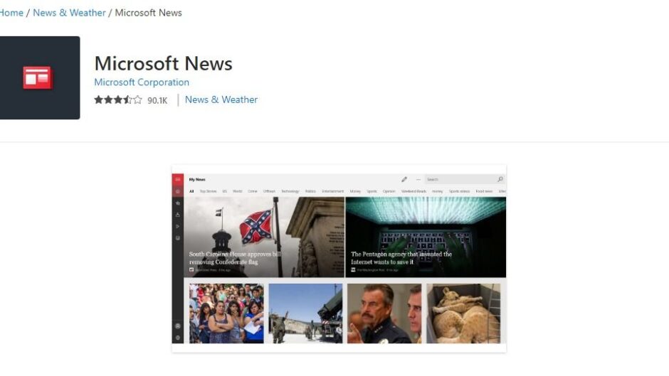 Microsoft Notizie adesso disponibile per dispositivi Windows 10