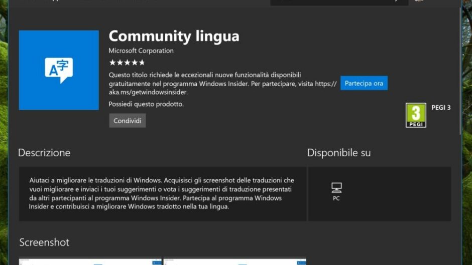 app di Microsoft per migliorare le traduzioni di Windows 10