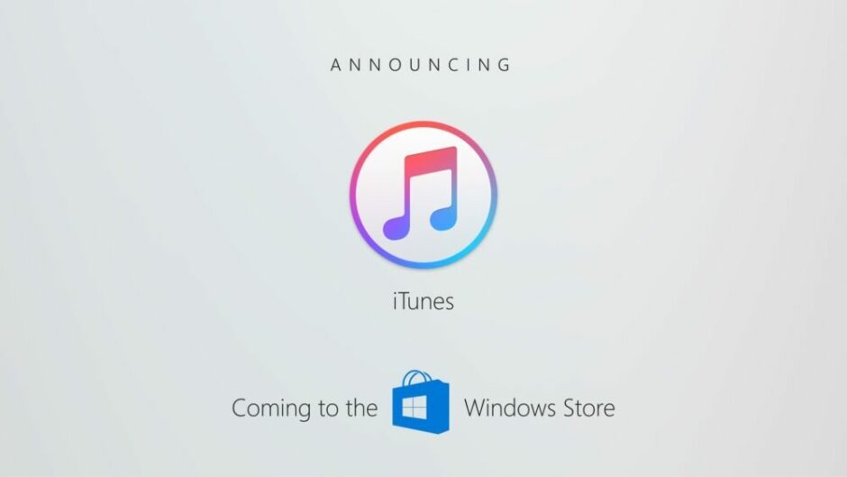 Apple comunica che Itunes non arriverà sul Microsoft Store entro fine anno