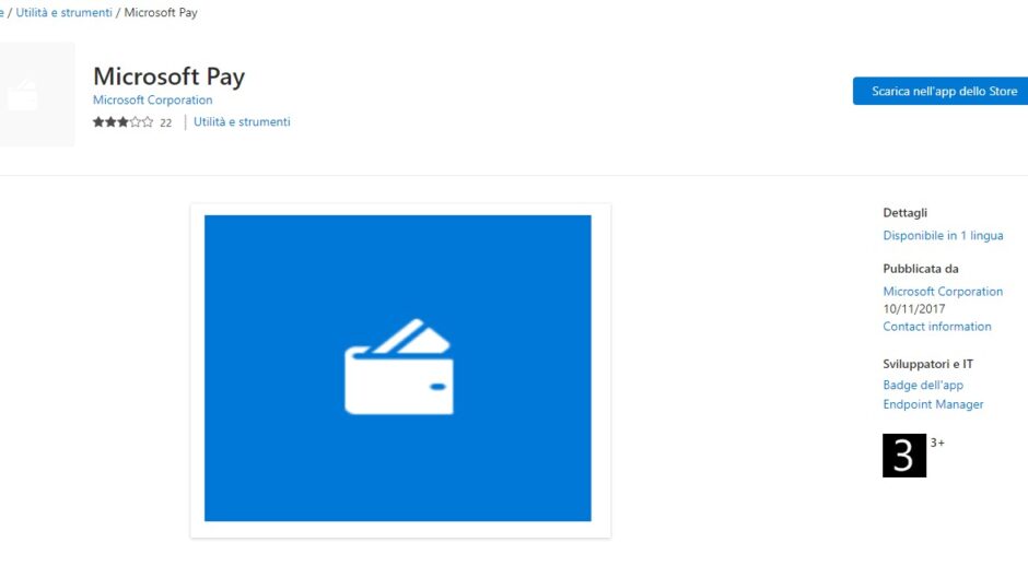 Addio Microsoft Wallet