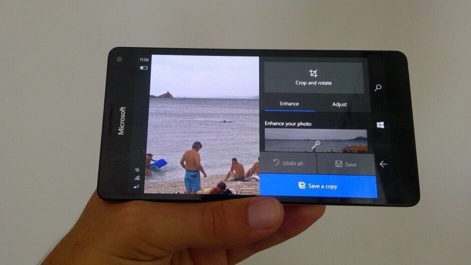 Microsoft Foto per Windows 10 Mobile