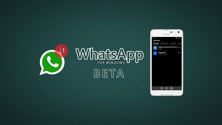 Anteprima delle novità in arrivo su Whatsapp per Windows 10 Mobile!