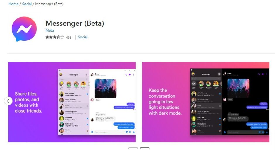 Messenger Desktop (Beta)