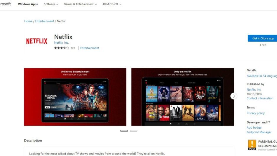Netflix per Windows 10 si aggiorna introducendo il supporto al Picture-in-Picture