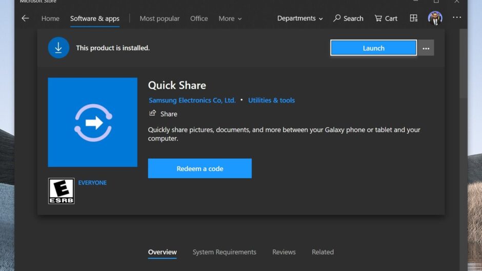 Samsung O, Samsung Free e Quick Share in arrivo su Windows 10