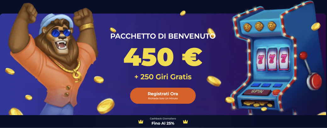 Bonus benvenuto e promozioni di Nine Casino